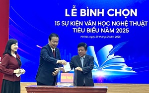 Mưa đỏ vào bình chọn 15 sự kiện văn học nghệ thuật tiêu biểu năm 2025