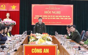 Công an tỉnh Lạng Sơn cung cấp thông tin vụ án “Giết người” thu hút sự quan tâm của dư luận