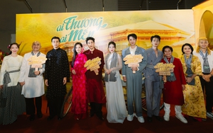 Dàn sao Việt mặc áo dài dự thảm đỏ ra mắt phim "Ai thương ai mến"