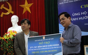 Tặng hơn 271.000 sách giáo khoa cho các trường bị thiệt hại do bão lũ tại Gia Lai