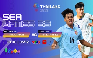 Link xem trực tiếp bóng đá U22 Myanmar vs U22 Philippines 18h00 hôm nay, xem SEA Games 2025