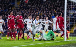 Liverpool đánh rơi chiến thắng tiếc nuối sau màn rượt đuổi kịch tính ở Elland Road