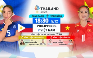 Lịch thi đấu bóng đá hôm nay 8/12: Trực tiếp bóng đá nữ Việt Nam đấu với Philippines