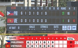 Chạm trán đội tuyển mạnh nhất SEA Games 2025, bóng chày Việt Nam vẫn ghi được điểm số lịch sử