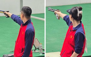 Bắn súng Việt Nam giành HCV ở giải Cúp châu Á 2025: Thu Vinh, Quang Huy lập công đầu
