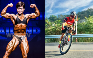 Nhà vô địch thể hình thế giới giành HCV châu lục ngay trong lần đầu tiên tham gia môn... đua xe đạp