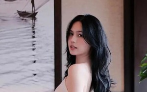 Vợ trung vệ Thành Chung gây sốt với bộ đồ ngắn khoe vẻ gợi cảm