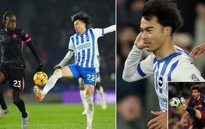 Khoảnh khắc ghi bàn ngôi sao Nhật Bản được ví như Messi, là ứng viên của bàn thắng đẹp nhất mùa giải Ngoại hạng Anh