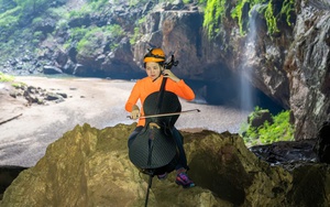 Sơn Đoòng đẹp kỳ vĩ trong MV "Quảng Bình quê ta ơi" của nghệ sĩ cello Hà Miên
