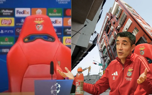 Đang họp báo C1 thì động đất