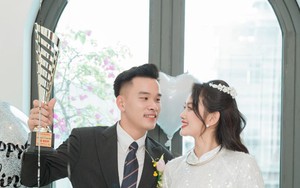 Hoa khôi bóng chuyền Việt Nam lấy chồng là thầy dạy pickleball, gây bão với màn nâng cúp vô địch trong lễ ăn hỏi