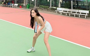 Thay vì theo trào lưu pickleball, cựu Hoa hậu Việt Nam theo đuổi môn 'truyền thống', công khai thần tượng Federer