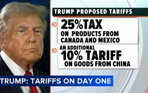 Tổng thống Mỹ ra lệnh áp thuế hàng hóa của Canada, Mexico và Trung Quốc