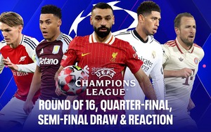 Dự đoán đội vô địch C1 sau khi vòng 16 đội được công bố, cơ hội của Liverpool có bị ảnh hưởng bởi lá thăm 'ác mộng'?