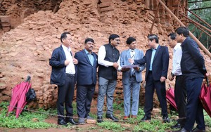 Chuyên gia Ấn Độ giúp tôn tạo, trùng tu Di sản Văn hóa thế giới Mỹ Sơn