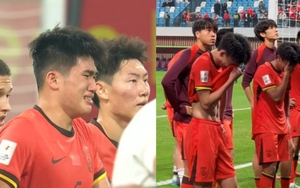 Cầu thủ Trung Quốc khóc nức nở khi vuột vé dự World Cup, tiền đạo 18 tuổi tranh 11m rồi đá hỏng
