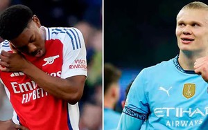 Haaland chế giễu Arsenal sau tấm thẻ đỏ của Myles Lewis-Skelly trước West Ham