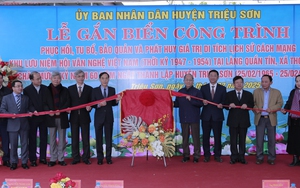 Thêm nhiều công trình Văn hóa ý nghĩa tại Huyện Triệu Sơn, tỉnh Thanh Hóa