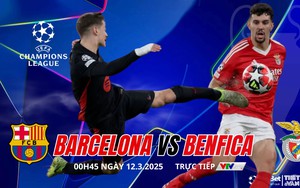Nhận định, soi tỷ lệ Barcelona vs Benfica 00h45 ngày 12/3, vòng 1/8 cúp C1 châu Âu