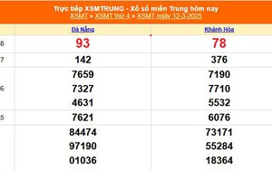 XSMT 12/3 - Kết quả xổ số miền Trung hôm nay 12/3/2025 - KQXSMT thứ Tư ngày 12 tháng 3