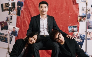 MC Thảo Vân khoe bộ ảnh ba cha con NSND Công Lý 