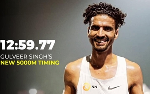 Chân chạy Ấn Độ lập kỷ lục châu Á ở cự li 5000m, thành tích vượt xa HCV Olympic