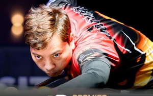 Dương Quốc Hoàng ngoạn mục vượt qua hạt giống số 1, giành điểm số đầu tiên tại Billiards Premier League Pool 2025