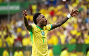 Vinicius ghi bàn phút 90+9, Brazil thắng kịch tính ở vòng loại World Cup 2026