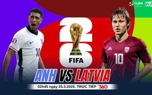 Nhận định, soi tỷ lệ Anh vs Latvia 02h45 ngày 25/3, vòng loại World Cup 2026