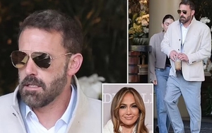 Ben Affleck trông khá căng thẳng sau khi Jennifer Lopez tuyên bố "sẵn sàng yêu lại"