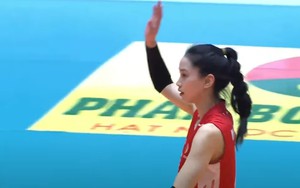 Hoa khôi bóng chuyền 9x chơi bùng nổ, giúp đội nhà đánh bại CLB của ngoại binh Cuba ở giải VĐQG 2025