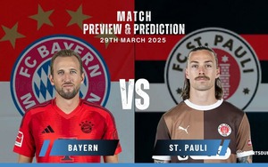 Nhận định, soi tỷ lệ Bayern Munich vs St Pauli 21h30 hôm nay ngày 29/3, vòng 27 Bundesliga