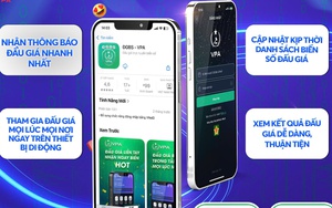 Chỉ với một chiếc smartphone cài đặt ứng dụng ĐGBS - VPA, bạn đã có thể dễ dàng tham gia đấu giá