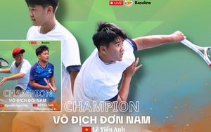 Sao trẻ quần vợt Việt Nam giành cú đúp vô địch giải châu Á, được kỳ vọng kế tục Lý Hoàng Nam