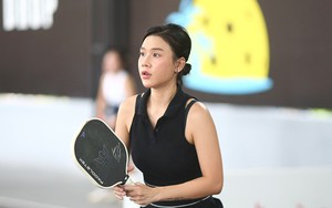 Hot girl là hôn thê của tay vợt số 2 Việt Nam khoe nhan sắc ấn tượng trên sân pickleball