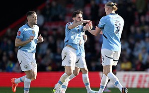 Haaland lập công, Man City vào bán kết cúp FA