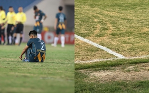 Mặt sân Mỹ Đình gồ ghề, HLV của HAGL và Viettel đều chê vì ảnh hưởng tới lối chơi