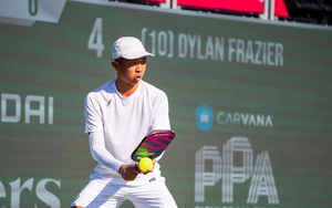 'Thần đồng' pickleball Quang Dương để thua tay vợt hạng 3 thế giới ở giải đấu lớn