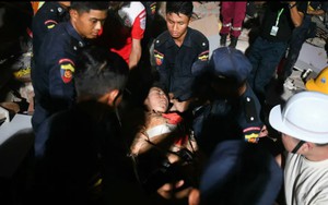 Giải cứu thành công một phụ nữ sau 30 giờ động đất ở Myanmar