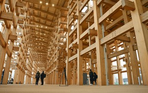 Nhật Bản lập Kỷ lục Guiness với công trình kiến trúc bằng gỗ lớn nhất thế giới