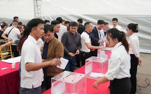 Đấu giá đất ở huyện Khoái Châu, Hưng Yên: Mức trúng giá cao nhất 158 triệu đồng/m2