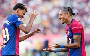 Ở Barcelona, Raphinha là thủ lĩnh, Yamal là cộng sự
