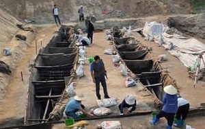 Nhân phát hiện cặp thuyền gỗ trên lòng sông Dâu cổ (kỳ 3): Nhận diện thuyền "hai thân" Đông Sơn