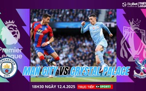 Nhận định, soi tỷ lệ Manchester City vs Crystal Palace 18h30 hôm nay 12/4, giải Ngoại hạng Anh
