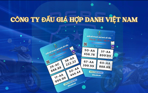 Thông báo tổ chức đấu giá biển số xe mô tô - xe gắn máy