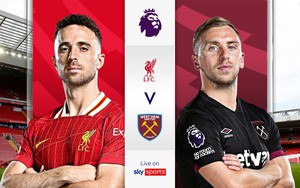 Link xem trực tiếp bóng đá Liverpool vs West Ham 20h00 hôm nay, Ngoại hạng Anh vòng 32