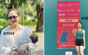 Ngọc nữ màn ảnh Việt gây ấn tượng ở lần đầu chạy giải, được khen ngợi vì nhanh lấy lại dáng sau sinh