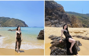 Hot girl bóng đá Hà Nam khoe bộ ảnh 'nóng bỏng' trên biển cùng tri kỉ