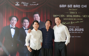 Tam ca nhạc đỏ Đăng Dương - Trọng Tấn - Việt Hoàn trở lại với concert "Đất nước trọn niềm vui"