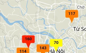 Một số khu vực ô nhiễm không khí ở ngưỡng xấu, người dân cần lưu ý